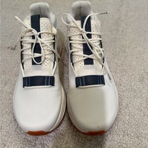 On Running Men's Ivory/Olive CloudNova 2 Sneakers